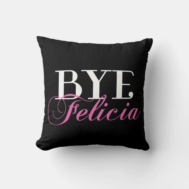 Coussin Humour impertinent SECONDAIRE d'argot de Felicia (Recto)