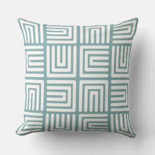 Coussin Humps Carrés bleu foncé