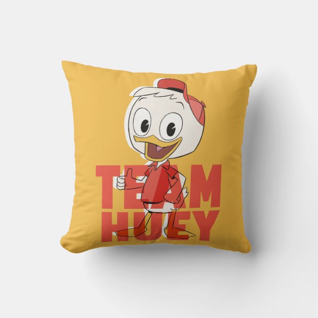 Coussin Huy Duck| Équipe Huey - Nous avons besoin d'un pla (Recto)