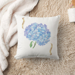 Coussin Hydrangea Bloom – Vintage Botanical Flower 