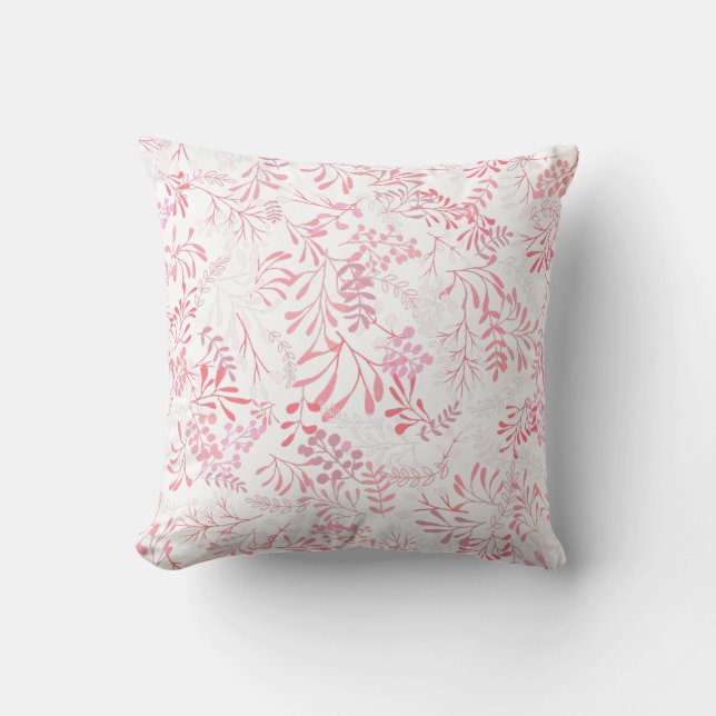 Coussin Hydrangeas Bleus Élégants (Recto)