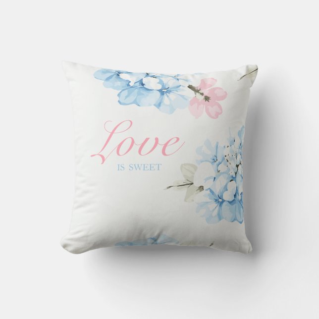 Coussin Hydrangeas Pastel Bloom (Recto)