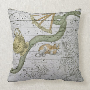 Coussin Hydre, "d'un atlas céleste", pub. en 1822 (col