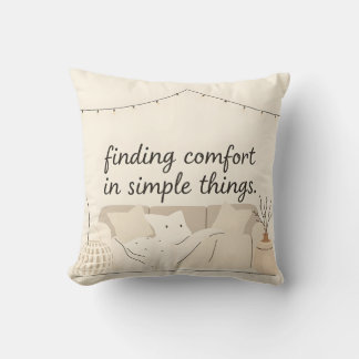 Coussin Hygge Throw Pillow | Cozy Scandinavian Home Decor