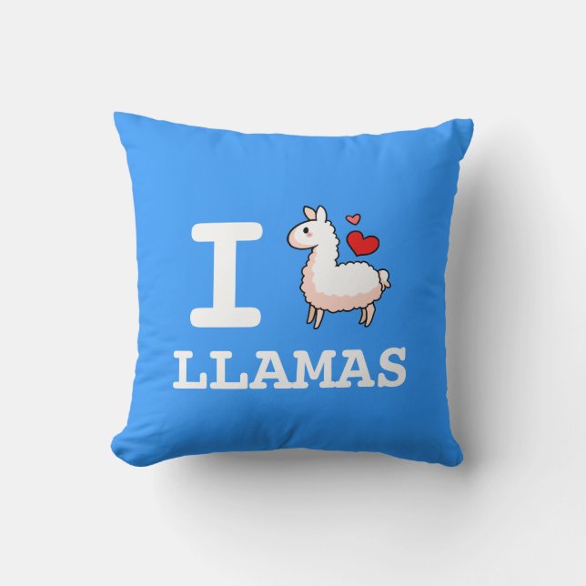 Coussin I lamas de lama (Recto)