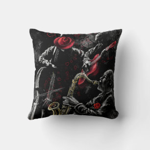 Coussin I Love Jazz Music Jazz Pillow