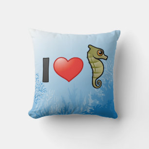 Coussin I Love Seahorses