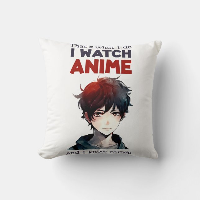 Coussin i watch Anime (Recto)