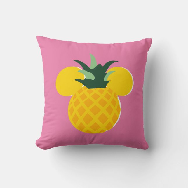 Coussin Icône d'ananas Mickey Mouse (Recto)