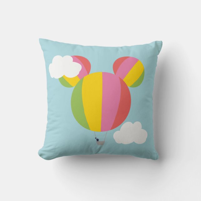 Coussin Icône de ballon à air chaud Mickey Mouse (Recto)
