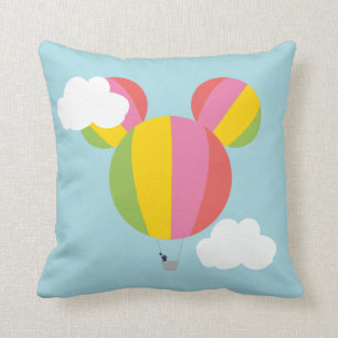 Coussin Icône de ballon à air chaud Mickey Mouse