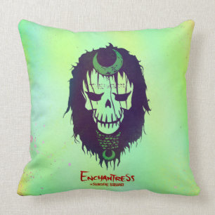 Coussin Icône de tête d'enchanteresse du peloton   de