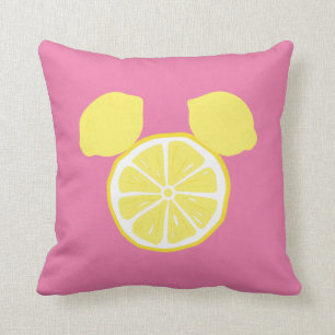 Coussin Icône Mickey Mouse Citron