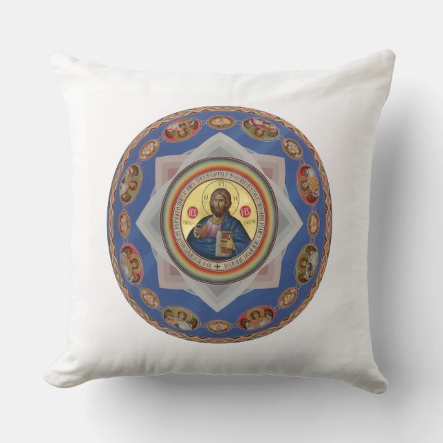 Coussin icône orthodoxe dieu église religion saint (Recto)