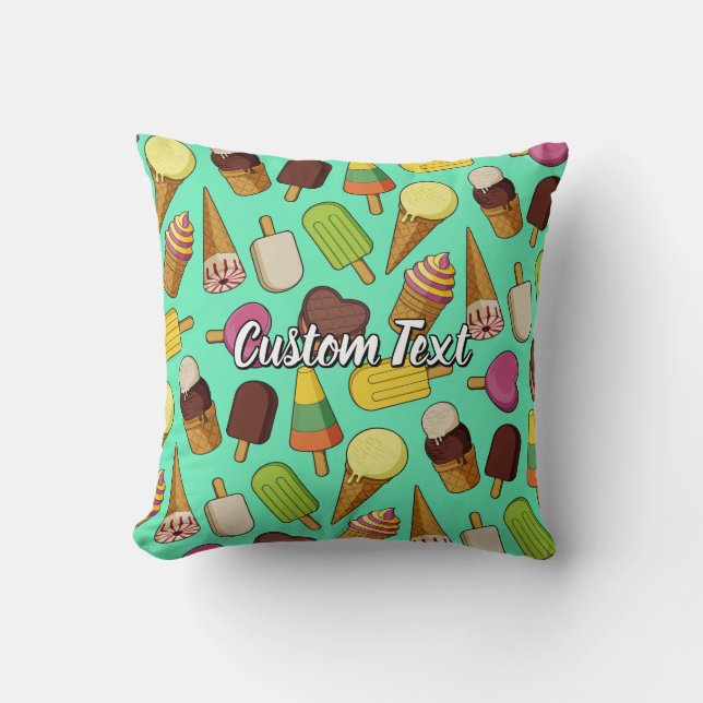 Coussin Icônes de glace (Recto)