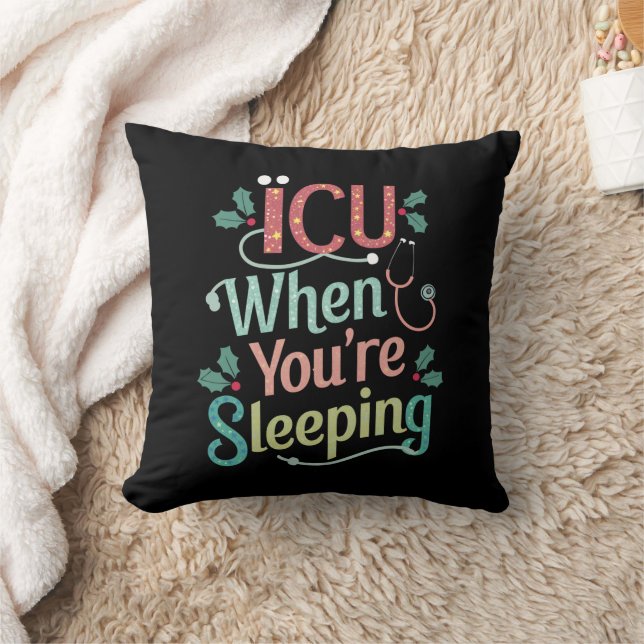 Coussin ICU Quand vous dormez Soins infirmiers de l'ICU No (Couverture)