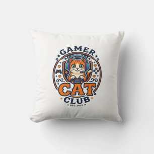 Coussin Idée cadeau pour maman chat de joueur - Club de ch