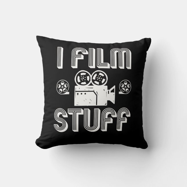 Coussin Idée de cadeau de cinéaste de cinéma de cinéaste (Recto)