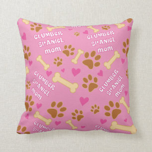 Coussin Idée de cadeau de maman de race de chien