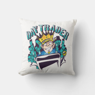 Coussin Idée de cadeau pour day trader