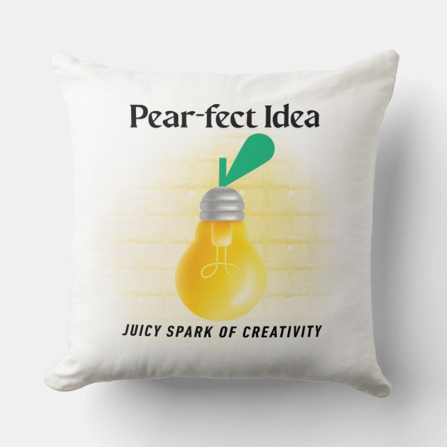 Coussin Idée Pear-fect (Recto)