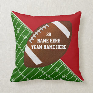 Coussin Idées Cadeaux De L'Équipe De Football Personnalisé