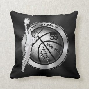 Coussin Idées nocturnes pour les joueurs de basket-ball p