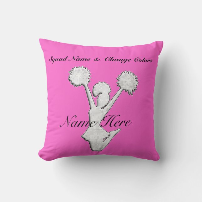Coussin Idées personnalisées de cadeau d'équipe (Recto)