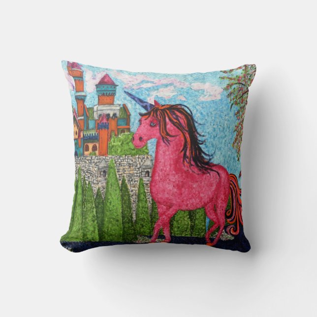 Coussin Il était une fois l'oreiller à lancer (Recto)