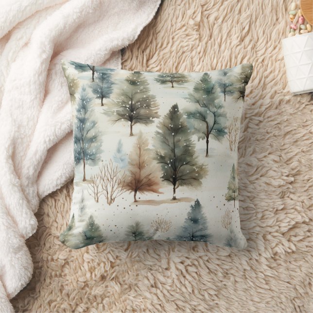 Coussin Il neige sur les sapins - (Couverture)