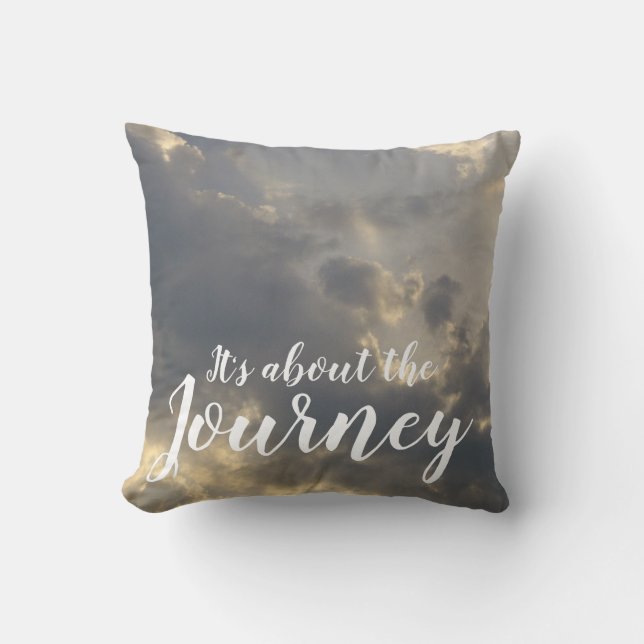 Coussin Il s'agit du voyage (Recto)