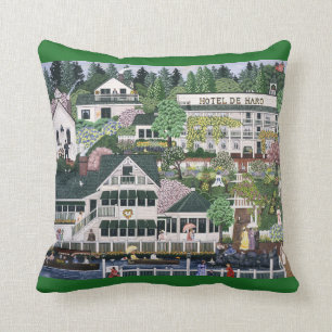 Coussin Île de San Juan de ~ de port de Roche