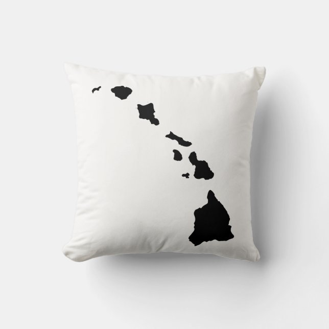 Coussin Îles d'Hawaï (Recto)