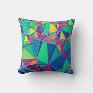 Coussin Illustration 3D. Arrière - plan abstrait branché. 