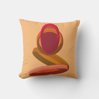 Coussin Illustration Abstraite de la Pluie du Cap-Vert pou