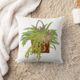 Coussin Illustration botanique d'une plante grimpante de l