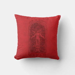 Coussin Illustration Darkhold de la sorcière à écarlate