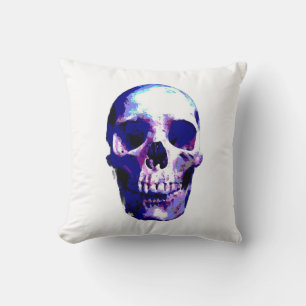 Coussin Illustration d'art Pop Skull