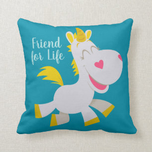 Coussin Illustration de Buttercup souriant