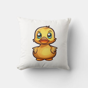 Coussin Illustration de canard de dessin