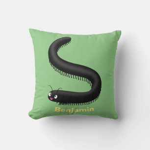 Coussin Illustration de dessin mignon millipede