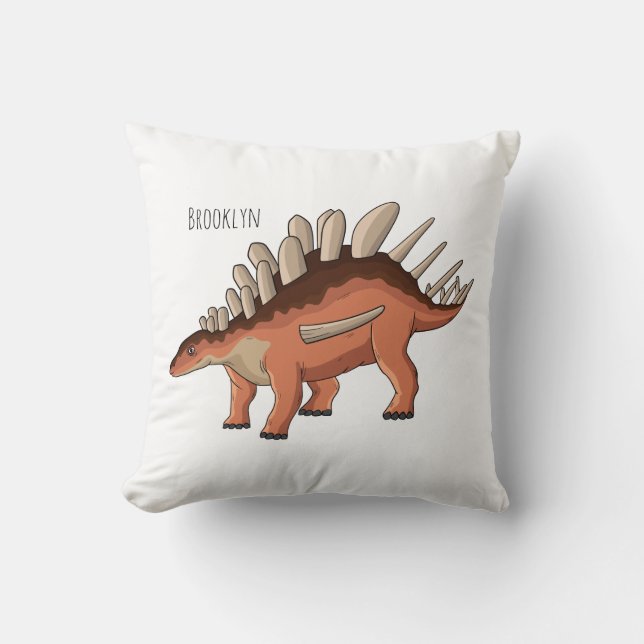 Coussin Illustration de Kentrosaurus (Recto)