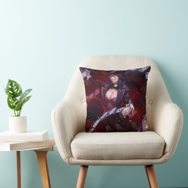 Coussin Illustration de la crise infinie de Zatanna (Chaise)
