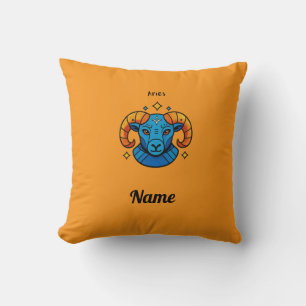 Coussin Illustration de la Signe du zodiaque Bélier dans l