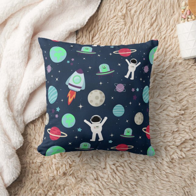 Coussin Illustration de motif spatial (Couverture)