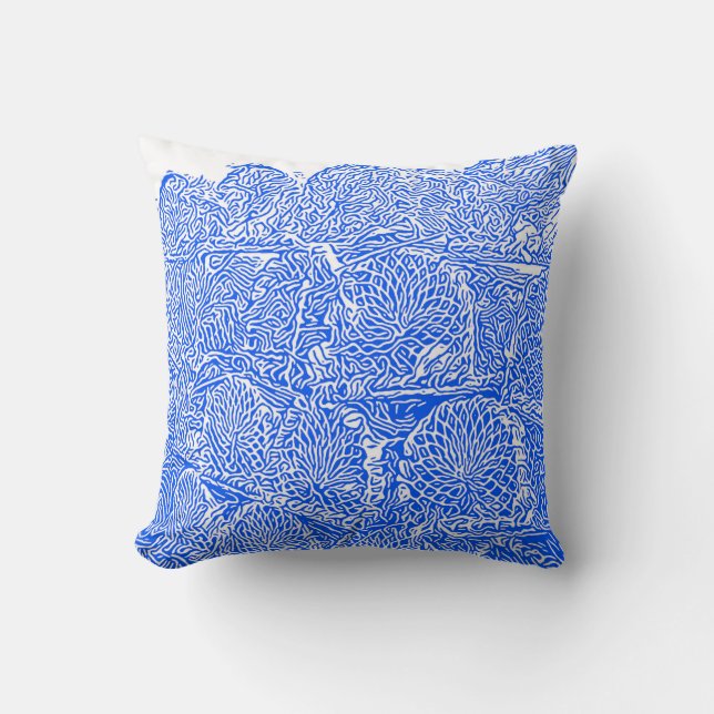 Coussin Illustration de pot de homard - Reverse de lumière (Recto)