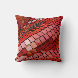 Coussin Illustration de tuiles rouges