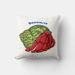 Coussin Illustration du crabe mignon