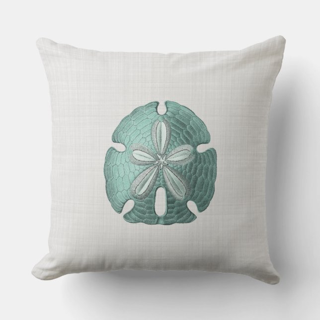 Coussin Illustration du dollar de sable antique (Recto)