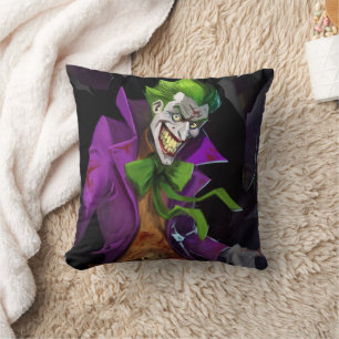 Coussin Illustration d'un joker en crise infinie